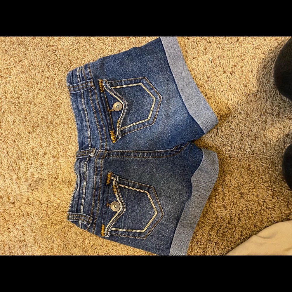 1st pair is islandia size 3. 2nd pair is WallFlower size 7